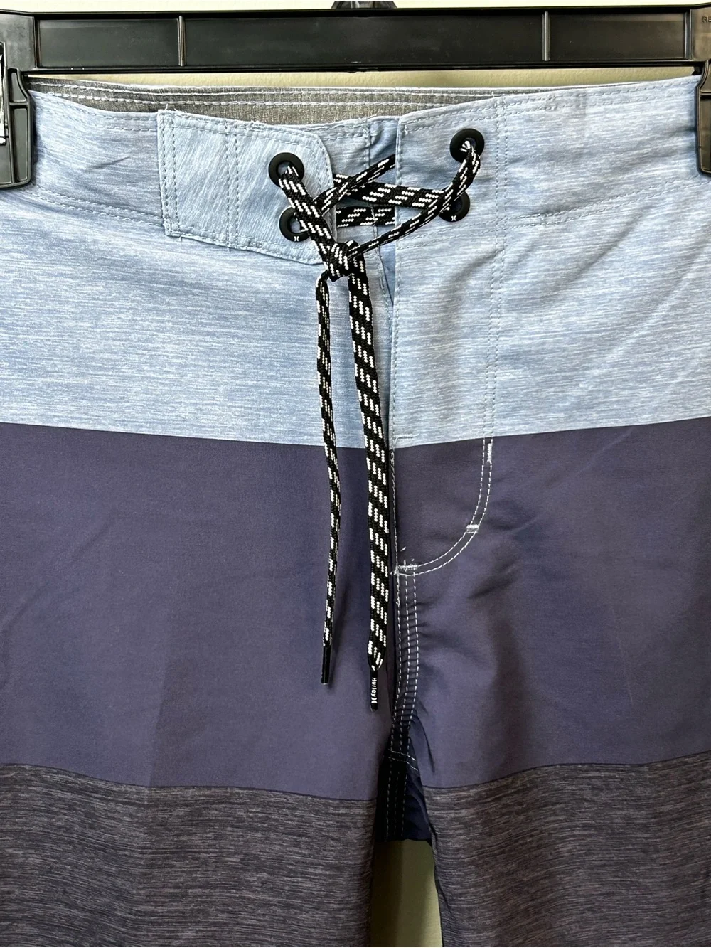 New Blue & Grey Color Block Board shorts